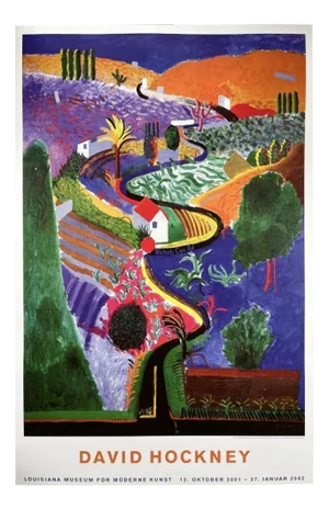David Hockney, Nichols Canyon Poster, Paper