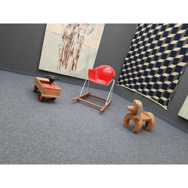 Rare rocking chair by Walter Papst from the 1950s. Suitable for children only. Good original condition with age-related...