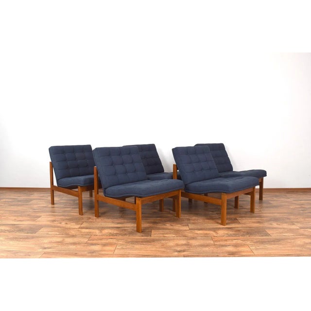 This modular sofa model "Modulin" was designed in the 1960s by Ole Gjerløv Knudsen & Torben Lind and manufactured by the...