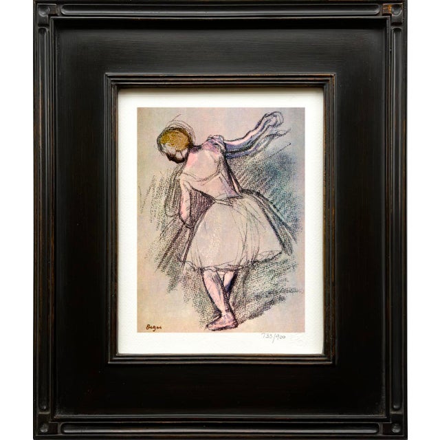 Artist: Edgar Degas Country: France Title: Dancer Dressed in White Medium: Giclees Marks: Limited Edition numbered, not...