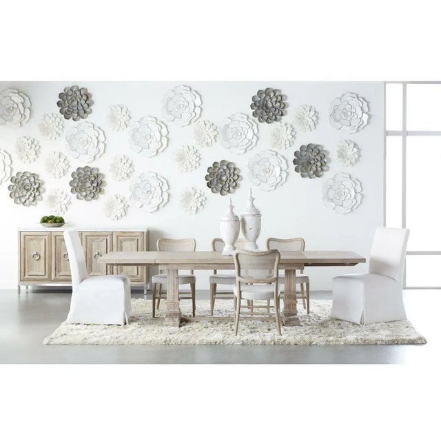 78-110" Wood Extendable Dining Table by Essentials for Living For Sale - Image 4 of 7