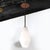 Wood Mid-Century Modern Frosted Glass & Walnut Pendant Chandelier With Brass Fittings For Sale - Image 7 of 17