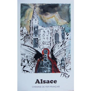 Salvador Dali, Alsace (SNCF Grand Modèle), Lithograph For Sale