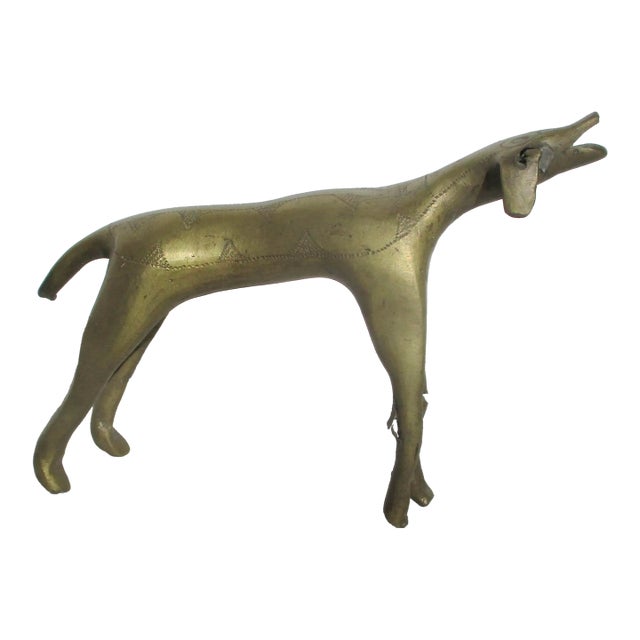 North African or Egyptian Brass Folk Sculpture For Sale