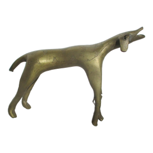 North African or Egyptian Brass Folk Sculpture