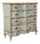 Italian 20th Century Painted & Gilt Chest of Drawers For Sale