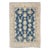 Mid 20th Century Vintage Turkish Oushak Rug With All-Over Design in Royal Blue and Ivory For Sale