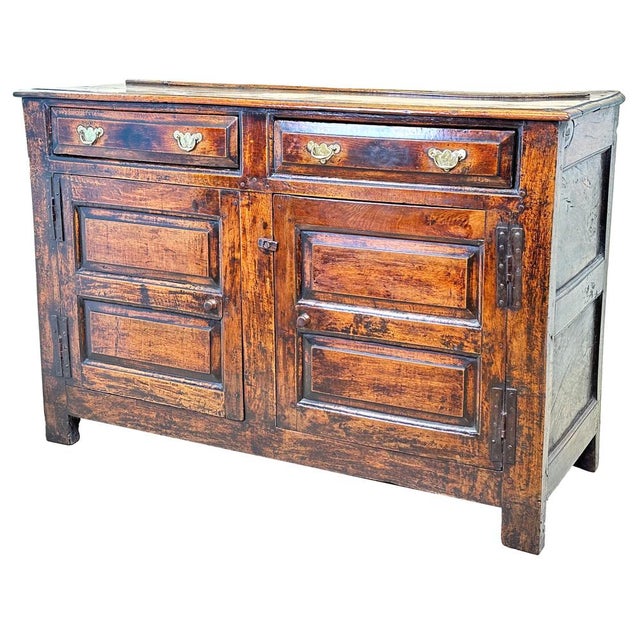 Oak Dresser Cupboard, 1710s For Sale - Image 13 of 13
