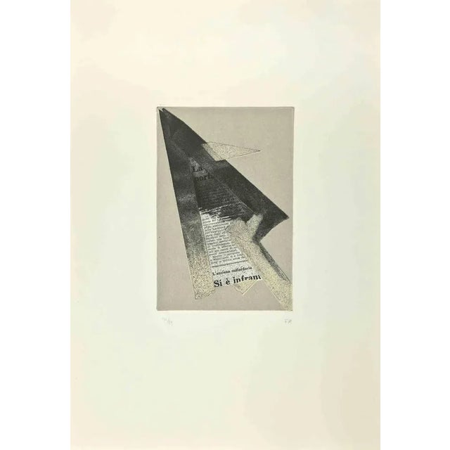 Modern Hans Richter, Abstract Composition, Etching, 1970 For Sale - Image 3 of 3