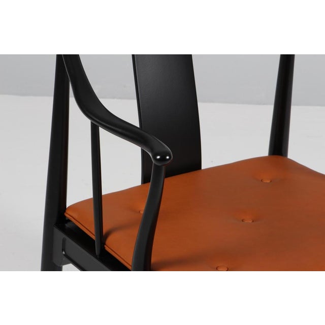 Fritz Hansen Model 4283 Chinese Chair attributed to Hans J. Wegner for Fritz Hansen For Sale - Image 4 of 7