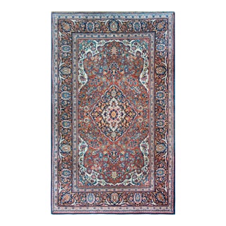 Early 20th Century Persian Kashan Rug For Sale