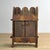 Romanian folk cabinet presumably dating from the first half of the 20th century, entirely handcrafted from solid wood and...