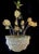 Glass Flower Chandelier with Gold Inclusions, 1950s For Sale - Image 18 of 18