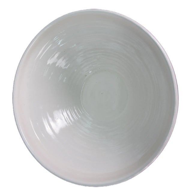 Chinese Large White Fruit Bowl For Sale - Image 3 of 4