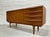 Mid Century Modern styled Handmade Credenza / Media Stand featuring exquisite sculptural hand pulls and plenty of shelving...