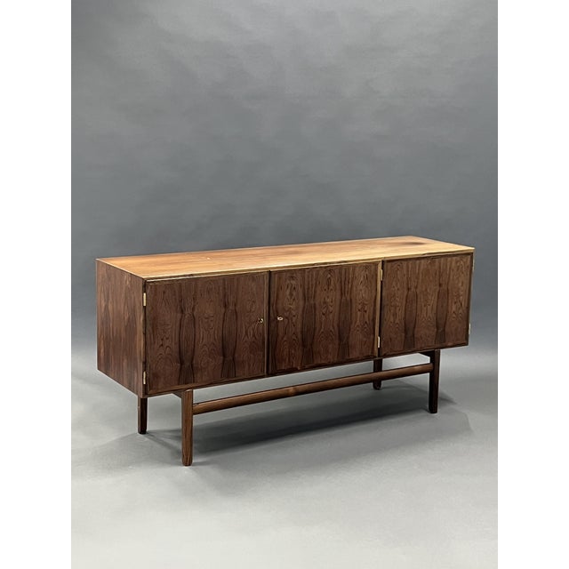 Vintage Rungstedlund Sideboard attributed to Ole Wanscher for Poul Jeppesens Møbelfabrik For Sale - Image 6 of 6