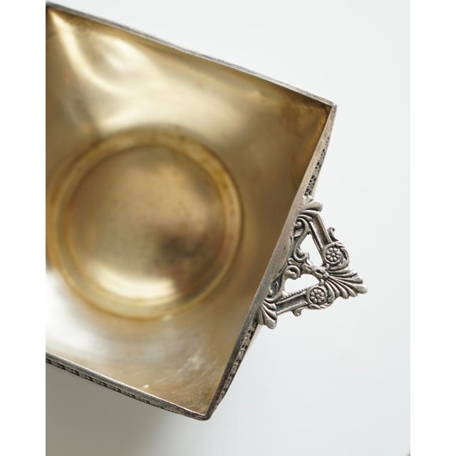 Art Deco Square Pocket Ashtray in Silver Metal from Km, 1930s For Sale - Image 11 of 18