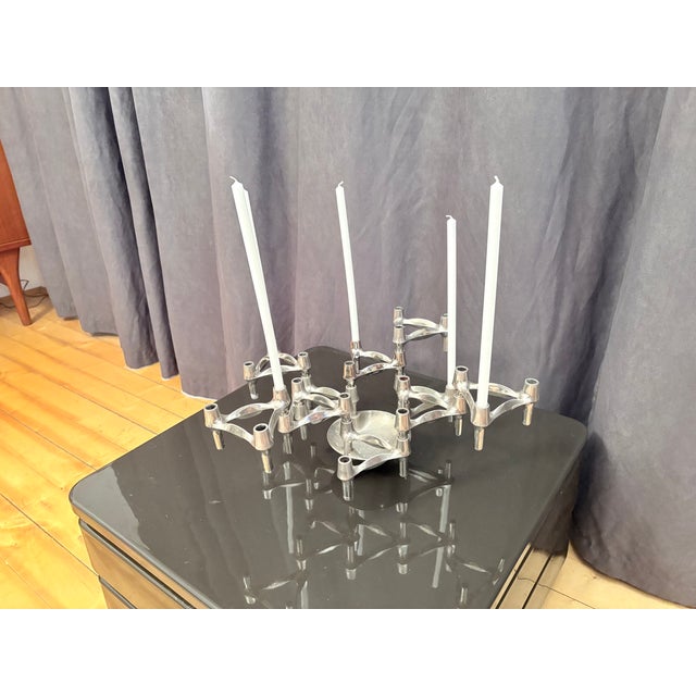 Modular Candlesticks by Stoffi & Nagel for BMF, Germany, 1960s, Set of 11 For Sale - Image 4 of 12