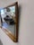 Drexel Drexel Wall Mirror with Brass Trim and Walnut, Mid-Century 1955 For Sale - Image 4 of 9