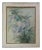 Large Original Vintage Watercolor Painting of Wisteria For Sale