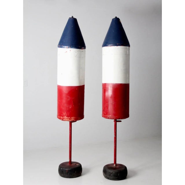 Vintage Large Buoys - a Pair For Sale - Image 10 of 10