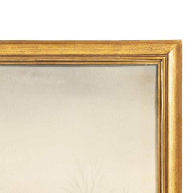 Albano Neves E Sousa, African Landscape with Animals, 1965, Oil on Canvas For Sale - Image 4 of 6