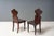 England, ca. early 19th century. A fine pair of antique Regency mahogany hall chairs after the style of Gillows. Expertly...