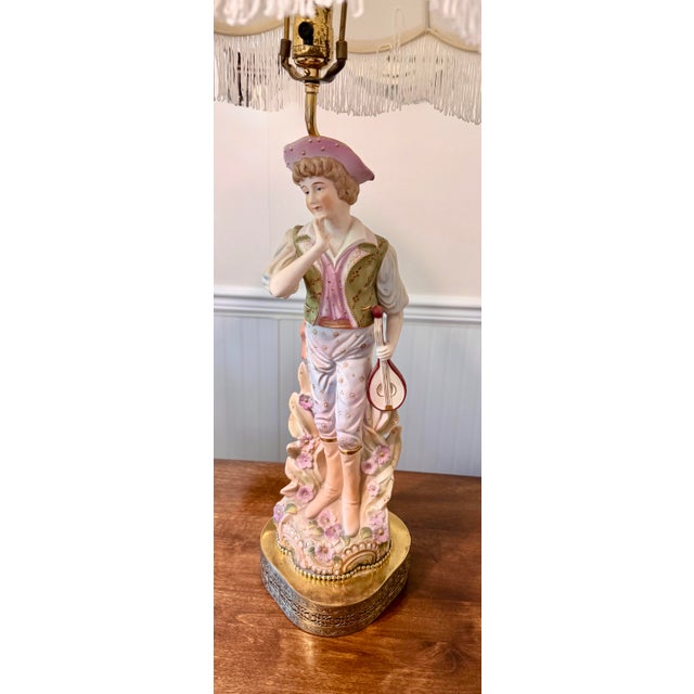 1940s s.g.k. China Pair of Large Lamps For Sale - Image 12 of 12