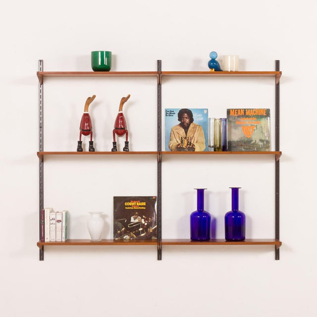 Mid-Century Modern Vintage Teak Shelving Unit by Kai Kristiansen for FM Mobler, 1960s For Sale - Image 3 of 13