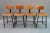 Work Chairs from University of Frankfurt, 1960s, Set of 4 For Sale - Image 11 of 11