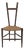 Vintage Triangular Chair, 1930s For Sale