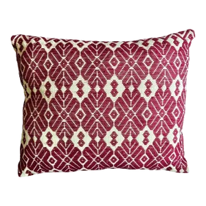 Hand-Embroidered Mexican Indigenous Pattern Pillow