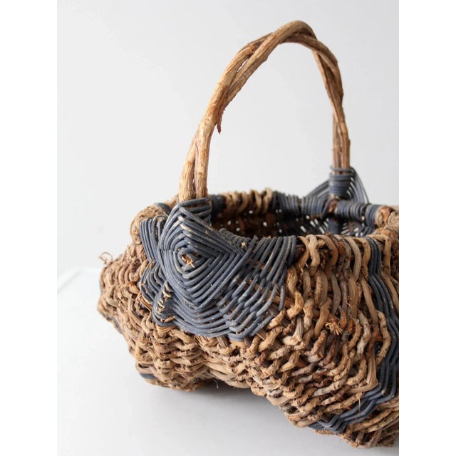 Vintage Buttocks Basket For Sale - Image 11 of 12