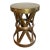 Mid-Century Modern Attributed to Sarreid Ltd. Brass X-Base Stool / Accent Table For Sale