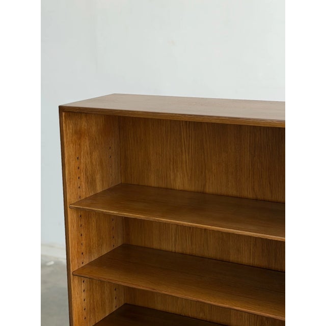 W39.5 D12.5 H52 W41 including legs Shelves adjustable Reimagined bookcase in teak and oak .This unit has newly fabricated...