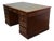 Victorian Pedestal Desk in Mahogany and Leather Top, 1880 For Sale
