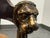 Maitland-Smith Neoclassical Lion Head Armchair + Casters For Sale - Image 9 of 12