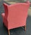 Chippendale Vintage Pink Leopard Upholstered Chippendale Wingback Chair For Sale - Image 3 of 8