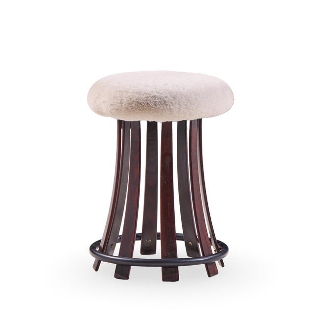 Mid-Century Modern Edward Wormley for Dunbar Mid Century Rosewood Toadstool For Sale - Image 3 of 8