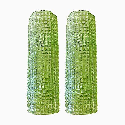 Glass Italian Green Murano Glass Crocodile Wall Sconces by Simoeng, Set of 2 For Sale - Image 7 of 7