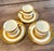 English Antique Hand-Gilded 22k Gold Fine Bone China Teacup & Saucer Set of 3 for Adderley's Ltd - 6 pcs For Sale - Image 3 of 10