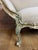 French Louis XV Corbeille Settee With Original Distressed Patina and Shell Crest For Sale - Image 12 of 18