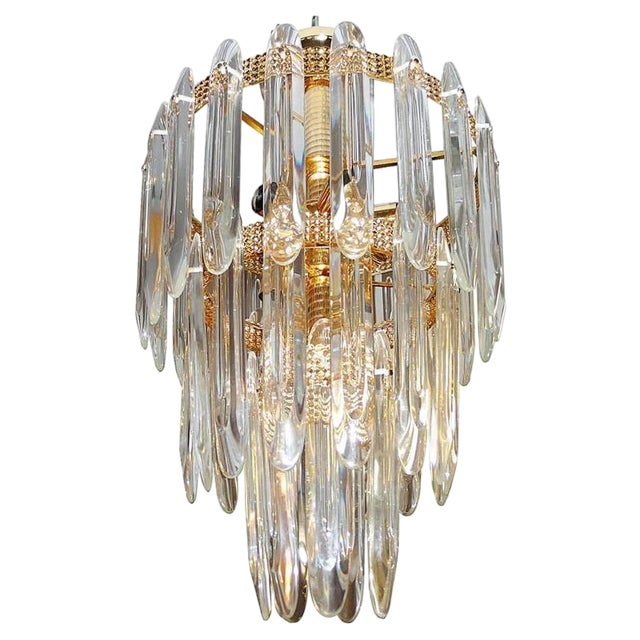 Chandelier by Gaetano Sciolari, 1960s For Sale