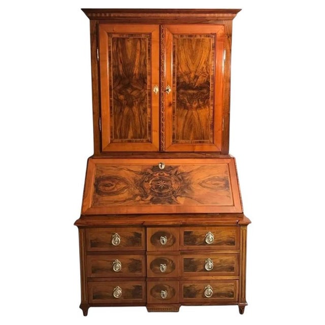 Louis XVI Cabinet with Secretaire, South Germany, 1780 For Sale - Image 14 of 14
