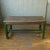 Large French Industrial Wooden Table With Green Paint For Sale In New York - Image 6 of 9