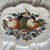 A large Antonibon majolica plate with a fruit decoration, circa 1750, in excellent condition. It is oval in shape with...
