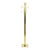 Beautiful vintage freestanding coat rack, made of chrome and brass, a Hollywood Regency design object from the late 1970s...