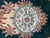 Chinese Vintage 18" Mottahedeh Chinese Export Style Large Porcelain Platter - Famille Rose Flower Basket For Sale - Image 3 of 12
