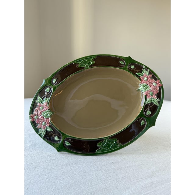 An original ceramic piece from the Eichwald manufactory in Dubí, characteristic of the European Art Nouveau period. Its...