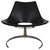 Scimitar Chair in Black Leather by Fabricius and Kastholm, 1980s For Sale - Image 15 of 15